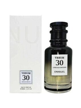 New/Sealed Emanuel Venom 30 3.4 FL OZ Eau de Parfum Dubai Perfume Men/Unisex
